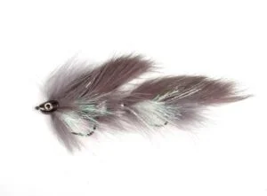Scull Bunker Zonker Grey/White Scull Bunker Zonker Grey/White Ørretstreamer