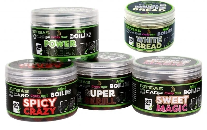 Sensas Crazy Mini Boilies 10mm Boilies