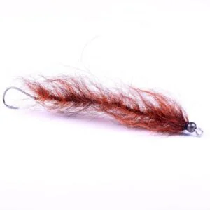 Børstemark Hot Orange/Black Saltvannsfluer