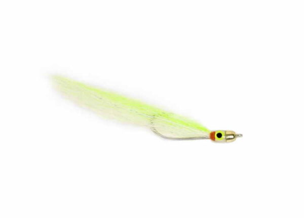 Jiggy Fly Chartreuse White Krok 6 Saltvannsfluer