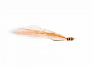 Jiggy Fly Orange/White Krok 6 Jiggy Fly Orange/White Krok 6 Saltvannsfluer