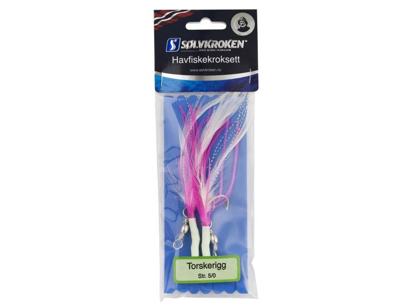 Havfiskekroksett Torskerigg Havfiskekroksett Torskerigg Sølvkroken Kroksett