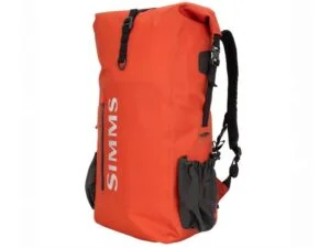 Simms Dry Creek Rolltop Backpack Orange Sekk & Sling Pack