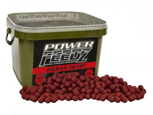 Power Feedz Indian Hemp 14mm 1.8kg Boilies & Agn