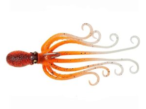 Savage Gear 3D Octopus UV Orange/Glow Havfiske Jigger