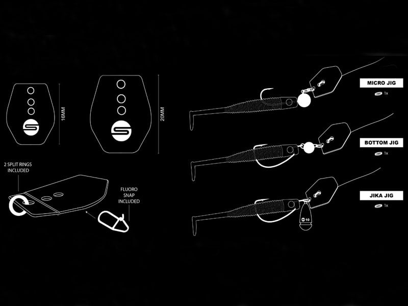 Spro Chatter Blades Chrome Jigghoder