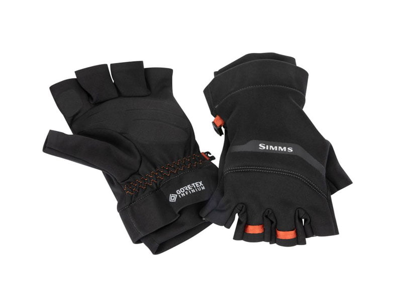 Simms Gore Infinium Half Finger Black Hansker & Sokker