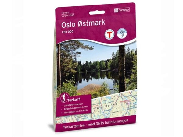 Oslo Østmarka 1:50 000 Kart