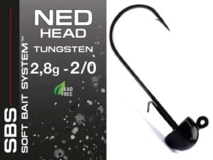 Darts SBS Ned Head Tungsten Krok 2/0 Jigghoder