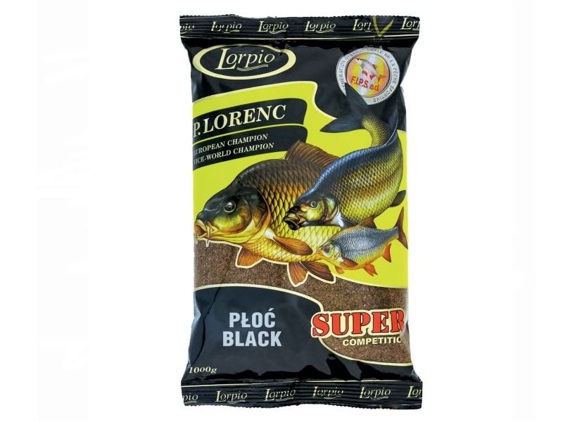 Lorpio Groundbait Super 1 kg Roach Black Grunnfor
