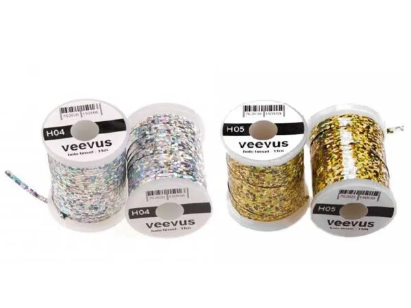 Veevus Holografisk Tinsel Tråd & Tinsel