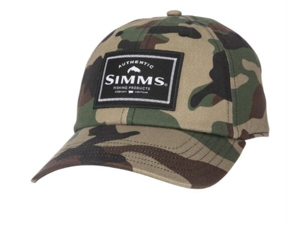 Simms Single Haul Cap Woodland Camo Capser og Luer