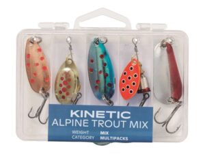 Kinetic Alpine Trout Mix 5stk Sluk og Spinner sett