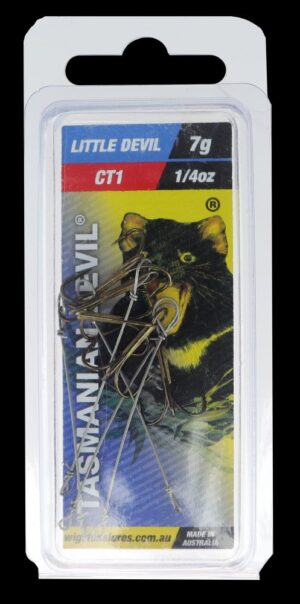 Tasmanian Wire Med Treble Krok 5stk Sluker