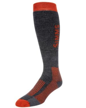 Simms Merino Midweight OTC Carbon Hansker & Sokker