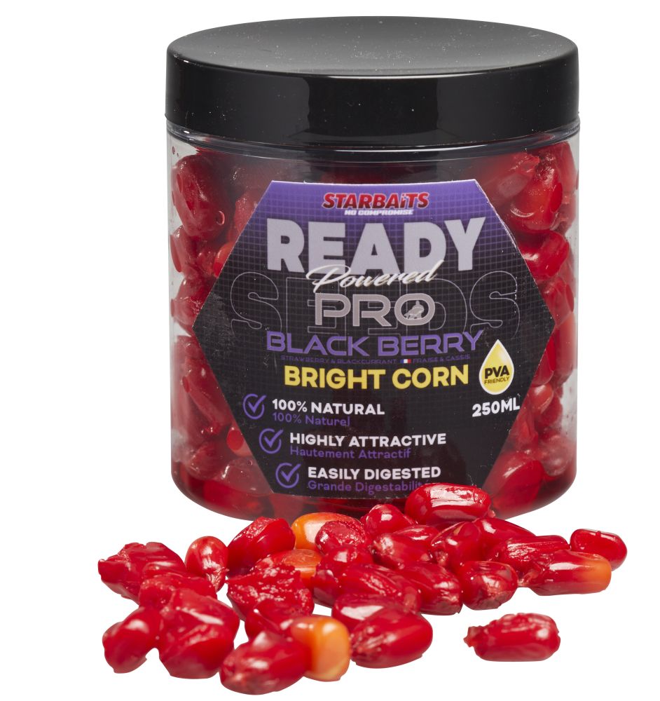 Ready Seeds Pro Bright Corn Blackberry 250ml Ready Seeds Pro Bright Corn Blackberry 250ml Boilies & Agn