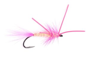 Rubber Leg Pink Streamer Krok 8 Rubber Leg Pink Streamer Krok 8 Saltvannsfluer