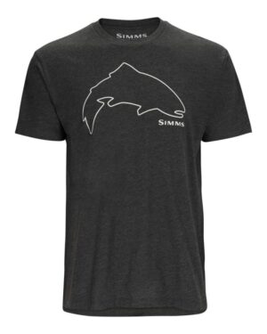 Simms Trout Outline T-Shirt Charcoal Heather Simms Trout Outline T-Shirt Charcoal Heather T-Shirt