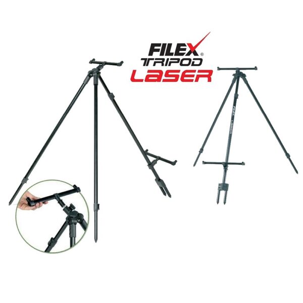 Filex Tripod Laser 100-180cm Bankstick og Pods