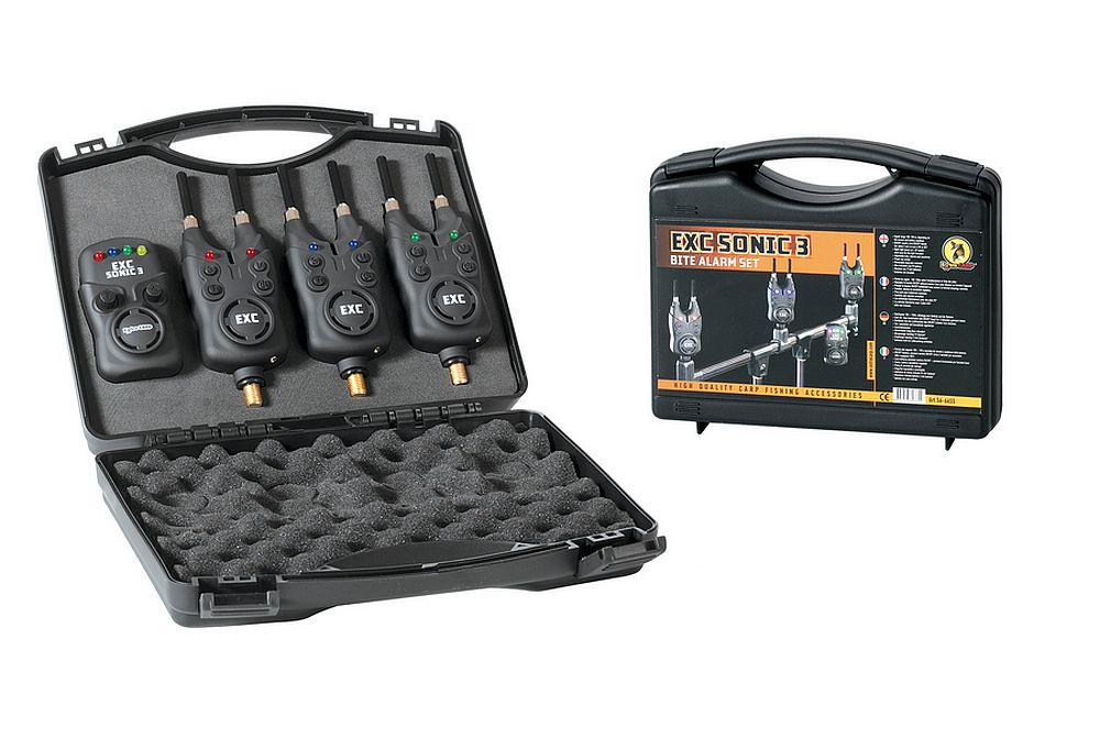 Ekstra Carp Bite Alarm Set EXC Sonic Ekstra Carp Bite Alarm Set EXC Sonic Nappvarsler og Indikator