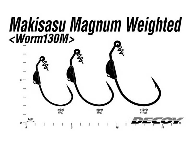 Decoy Worm 130M Makisasu Magnum Weighted Enkel Kroker