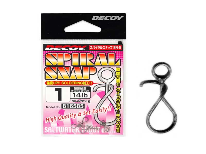 Decoy SN-5 Spiral Snap Hemper og Snaps