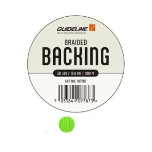 Guideline Braided Backing 200m 30LBS Lime Green Backing