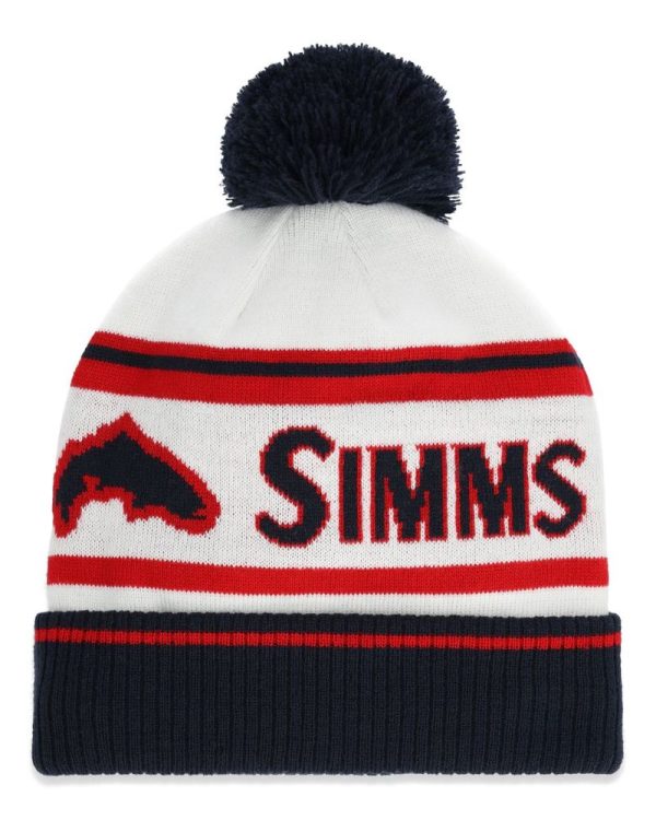 Simms Tip-Up Pom Beanie Amaricana Luer