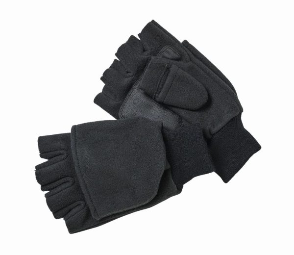 Kinetic Wind Stop Fold Over Mitt Black Hansker & Sokker