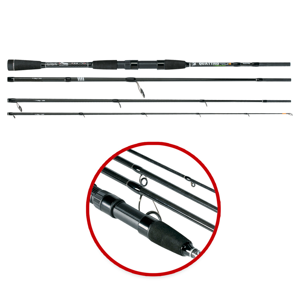 Filex Quattro Spin 4-delt 265cm 7-28gr Filex Quattro Spin 4-delt 265cm 7-28gr Filfishing Haspel