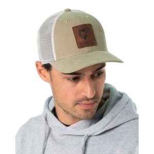 The Salmon Trucker Cap Khaki/Ivory The Salmon Trucker Cap Khaki/Ivory Capser
