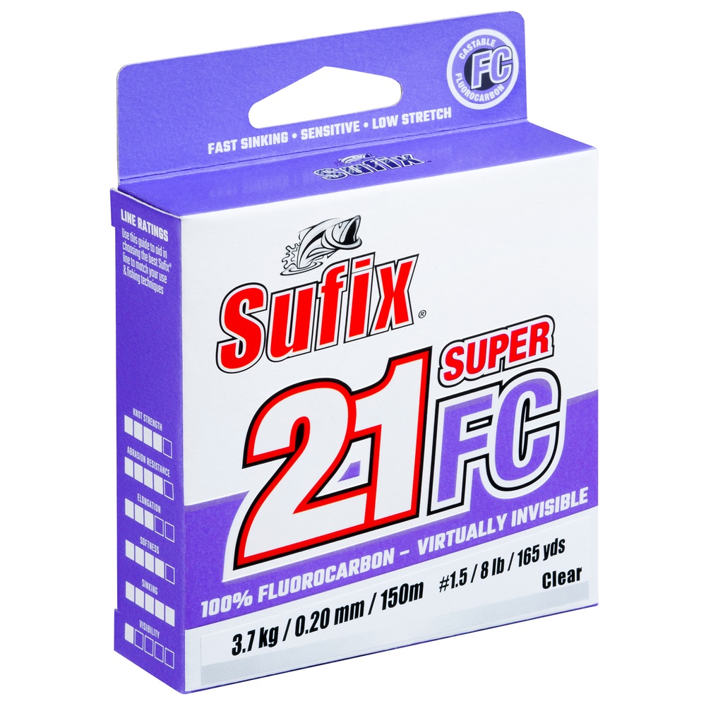 Sufix Super 21 Fluorocarbon 150m Fluorocarbon