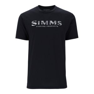 Simms Shroud Fill Logo T-Shirt Black T-Shirt