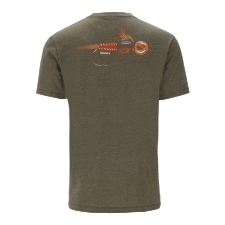 Simms Let It Fly T-Shirt Millitary Heather T-Shirt