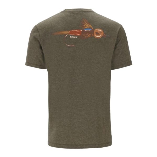 Simms Let It Fly T-Shirt Millitary Heather Kommer 2025