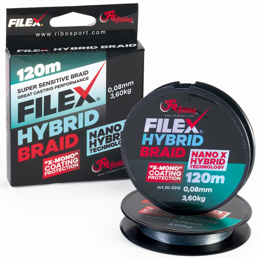 Filex Hybrid Braid 120 meter Filex Hybrid Braid 120 meter Multifilament