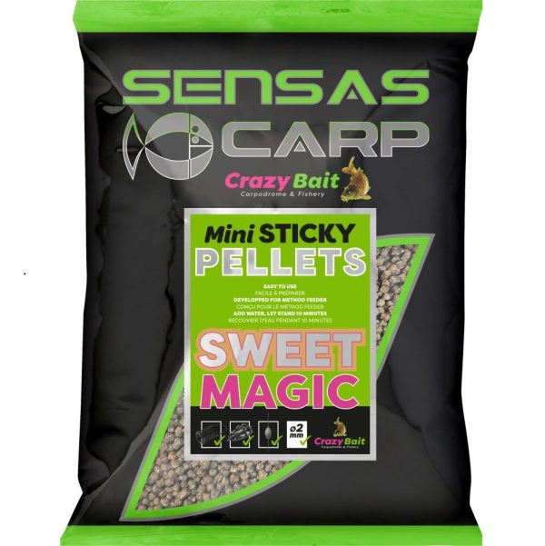 Sensas Mini Sticky Pellets Sweet Magic 700gr Boilies & Agn