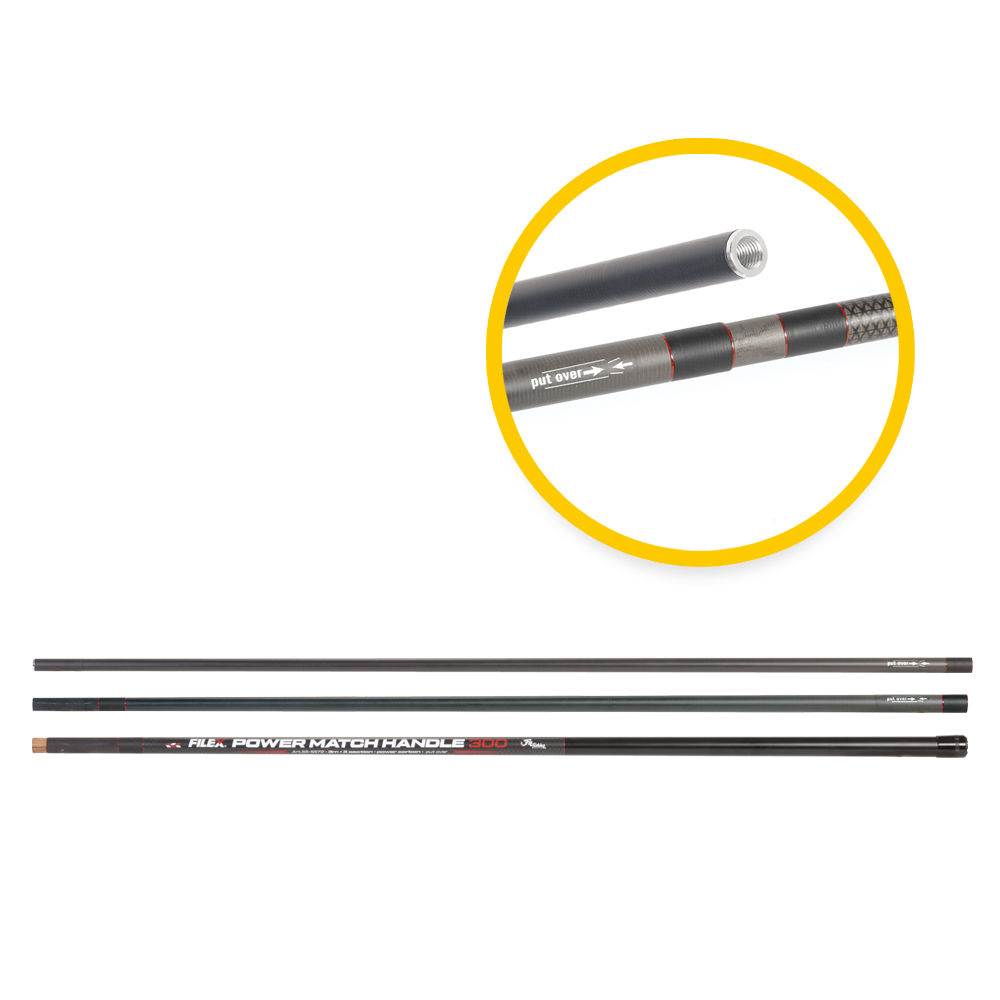 Power Match Handle 4m Power Match Handle 4m Håv og Skaft