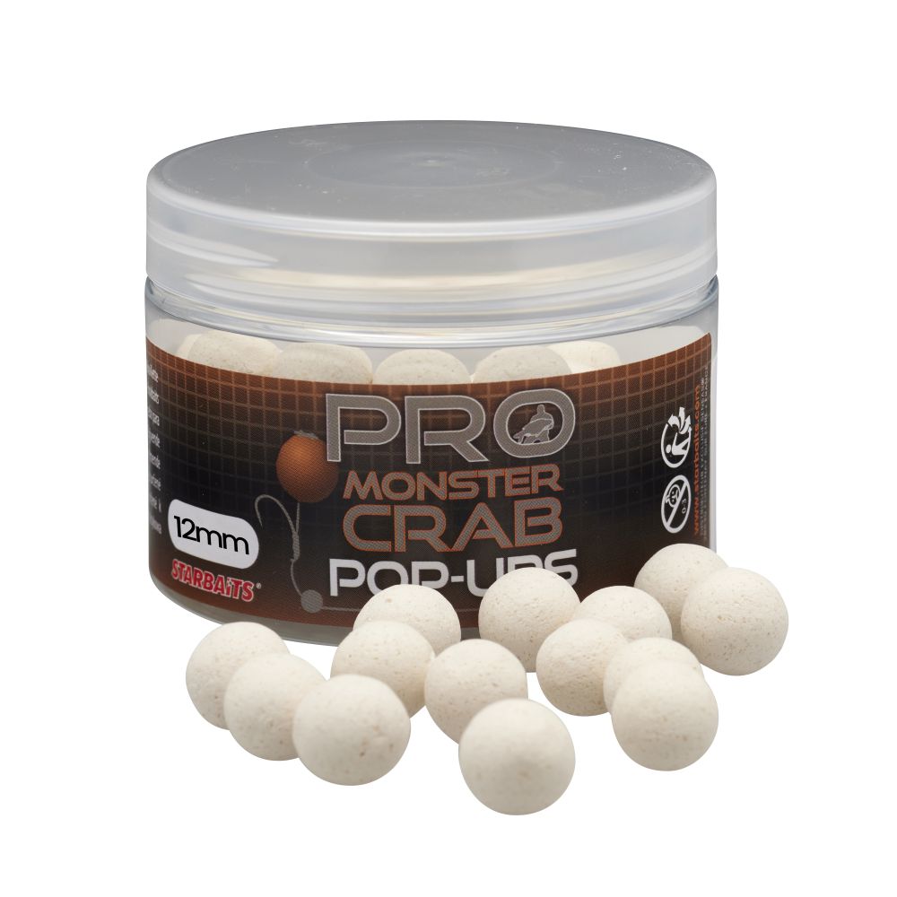 Pro Monstercrab Pop Up 12mm White Boilies