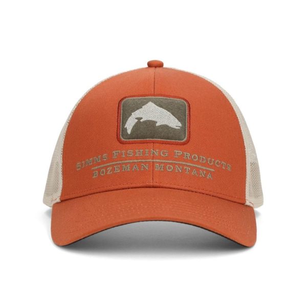 Simms Double Haul Icon Trucker Simms Orange Kommer 2025