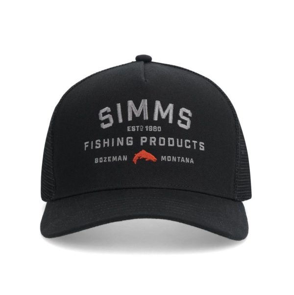 Simms Double Haul Trucker Black Kommer 2025