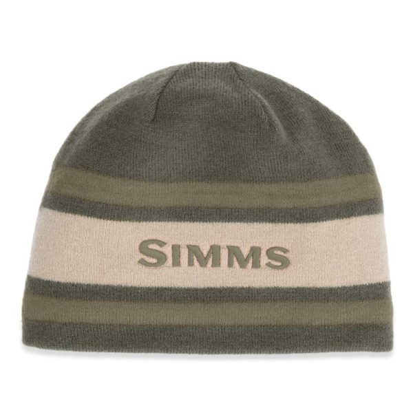 Simms Hayward Wool Beanie Dark Olive Luer