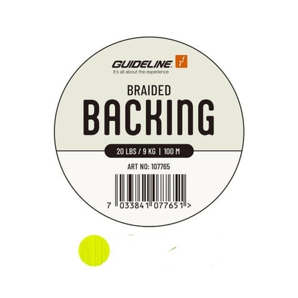 Guideline Braided Backing 100m 0.20lb FL.Gul Backing