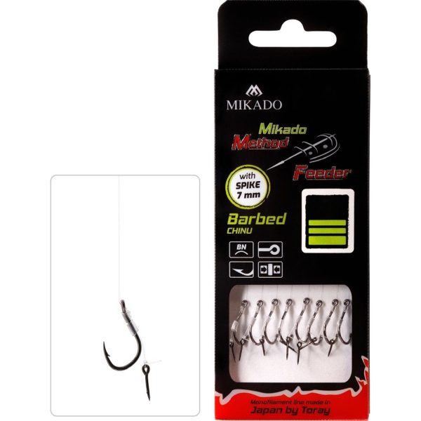 Method Feeder Mono Rig  Spike Barbed Hooks 8stk Kommer 2025