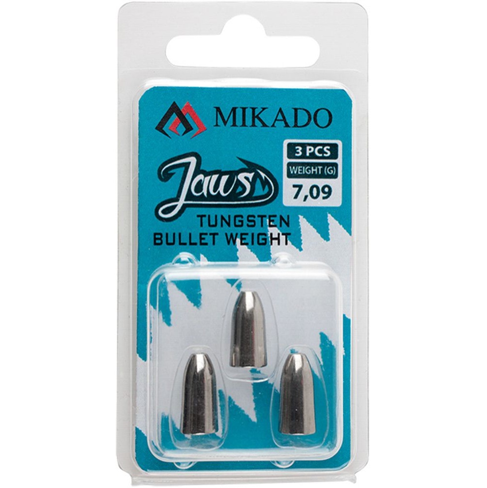 Mikado Jaws Tungsten Bullet 3pk Texas og Carolina