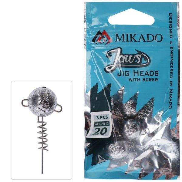 Mikado Jaws With Screw 3pk Kommer 2025