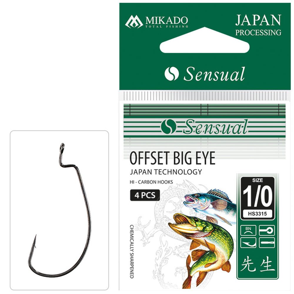Mikado Sensual Offset Big Eye 5pk Texas og Carolina