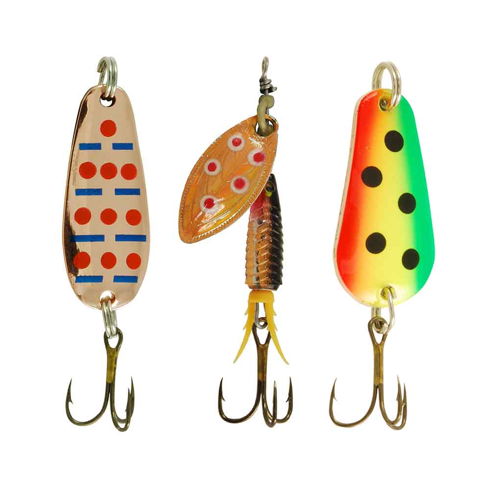 Sølvkroken Sluksett Abbor Sluk og Spinner sett