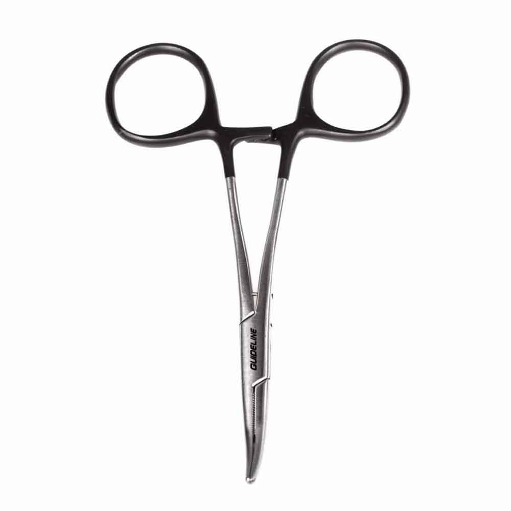 Guideline Forceps Curved Black Silver Tenger og Forceps