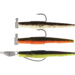 Westin Ned Worm Slim RNR Dark Water Mix 5.5cm Softbait Rigget